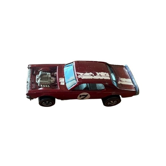 Vintage Hot Wheels Redline 1969 Nitty Gritty Kitty - Red- Hong Kong